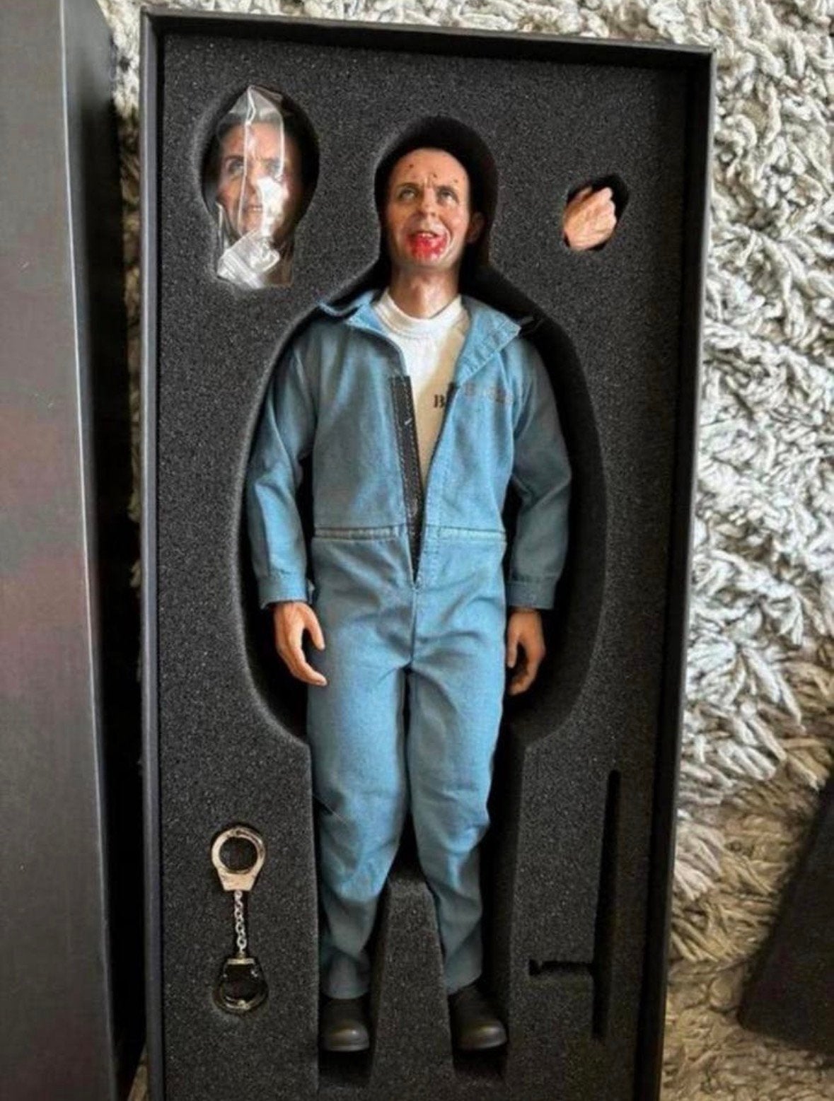 1/6 figuur van Hannibal Lecter - SW Ourworld, Verzamelen, Ophalen of Verzenden, Zo goed als nieuw, Actiefiguur of Pop