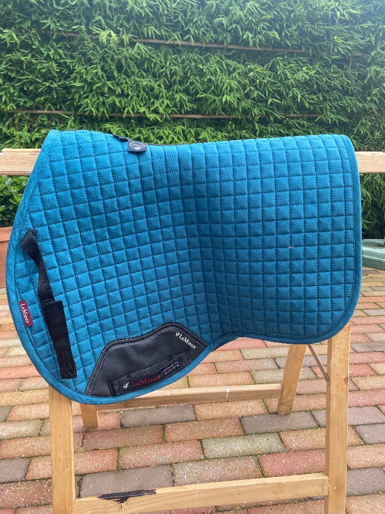 Lemieux dekje, oornetje en jasje, Dieren en Toebehoren, Ophalen, Gebruikt, LeMieux, Blauw