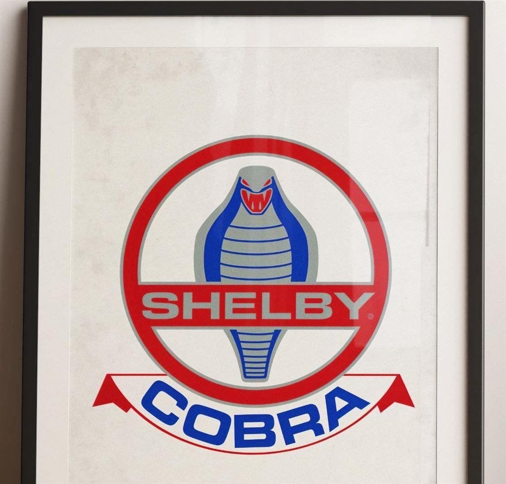 grote USA SHELBY COBRA auto Garage Poster, Verzenden, Nieuw, Auto's