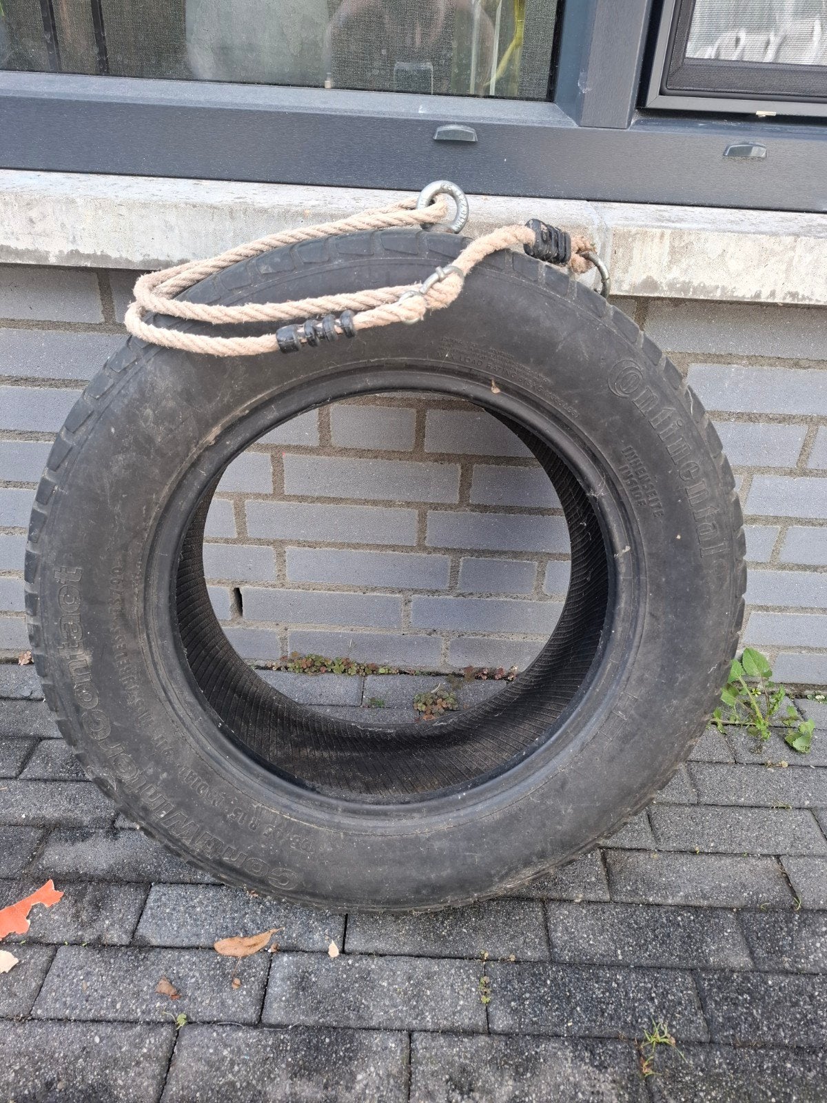Schommel auto band GRATIS, Ophalen, Gebruikt, Schommel, Aanbouwonderdeel