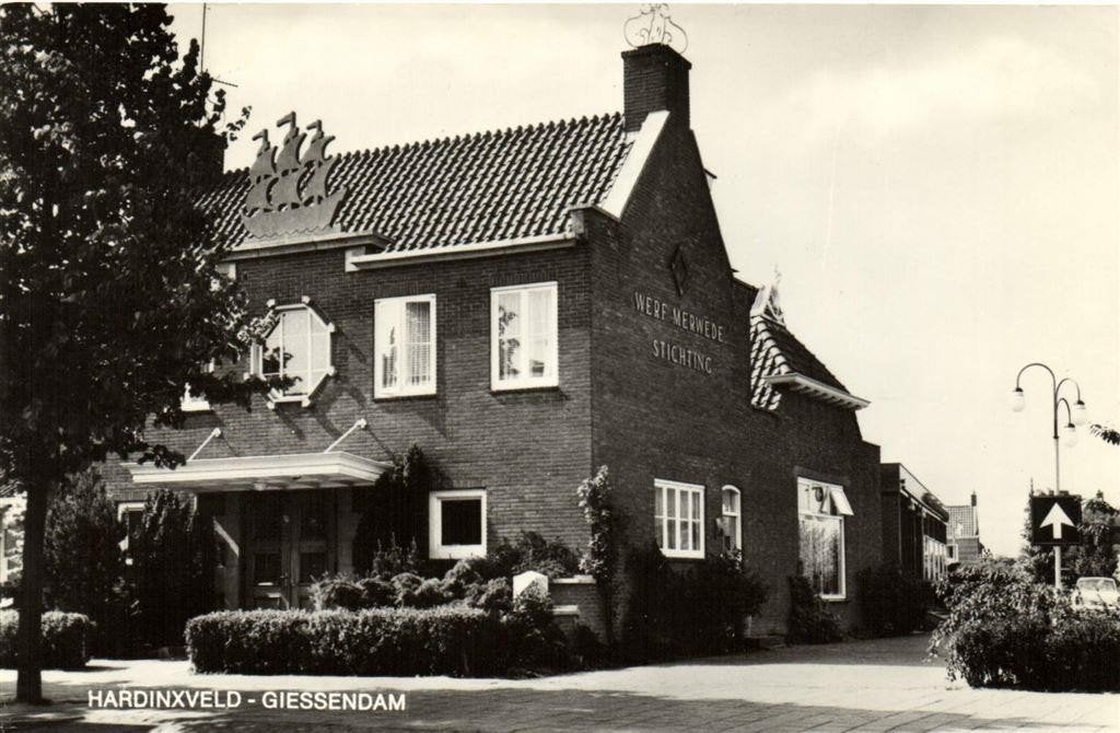 Hardinxveld-Giessendam - Werf Merwede Stichting - 1978 gelop, Verzamelen, Ophalen of Verzenden, 1960 tot 1980, Gelopen, Zuid-Holland
