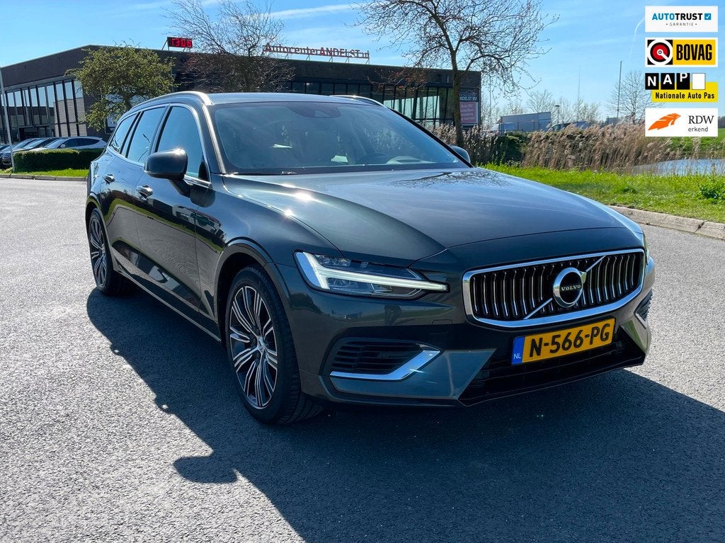 Volvo V60 2.0 T8 Recharge AWD Inscription Aut, Trekhaak, Acc, Auto's, Volvo, Bedrijf, Te koop, V60, 4x4, ABS, Achteruitrijcamera