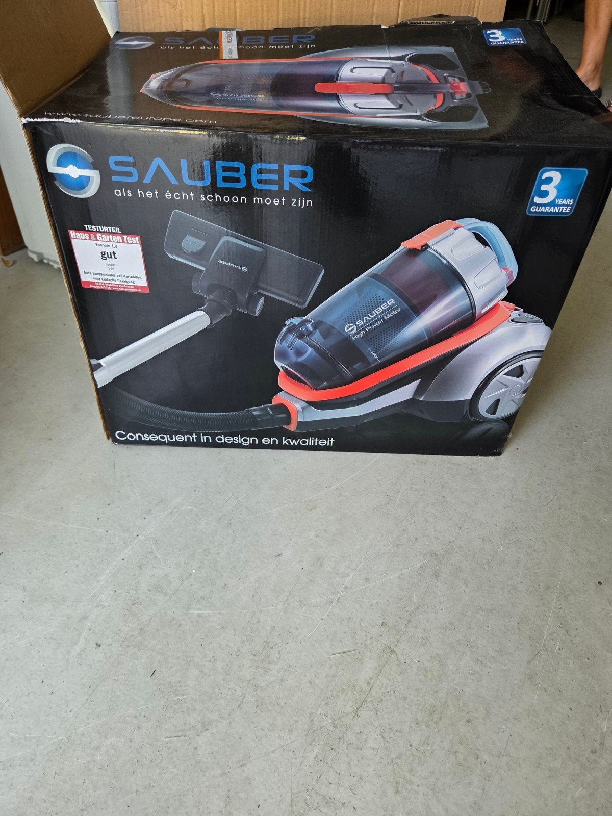 Sauber High Power Motor Sledestofzuiger - Nieuw in doos, Ophalen, Overige merken, Nieuw, Sledestofzuiger