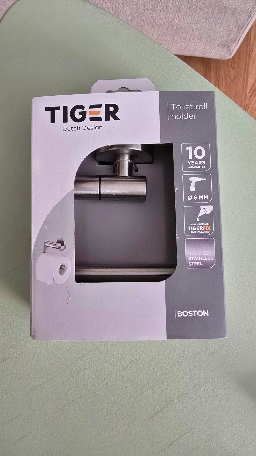 Nieuwe Tiger toiletrolhouder, Dutch Design, Huis en Inrichting, Badkamer | Badtextiel en Accessoires, Toilet-accessoire, Overige merken