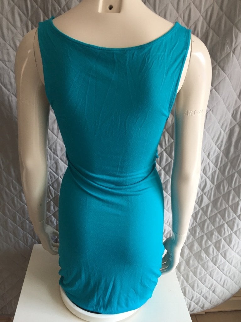 Supertrash Dama jurk L (2B23), Kleding | Dames, Tweedehands verkoop, Tweedehands verkoop, Blauw, Ophalen of Verzenden