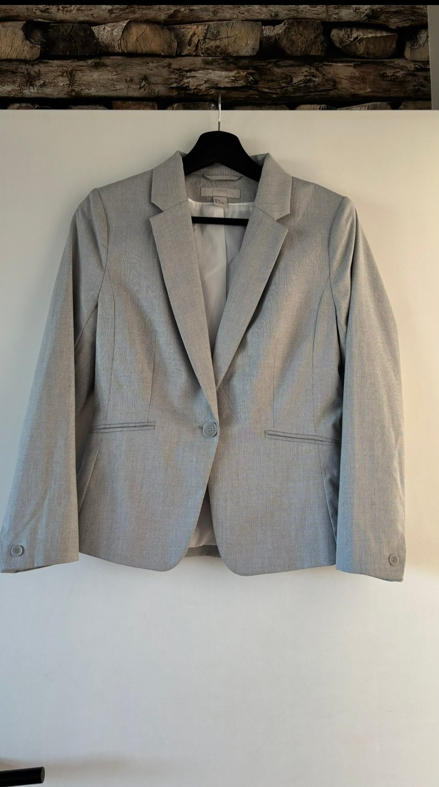 Nieuw Grijze blazer maat 36 H&M, Nieuw, Ophalen of Verzenden, Jasje, Maat 36 (S)