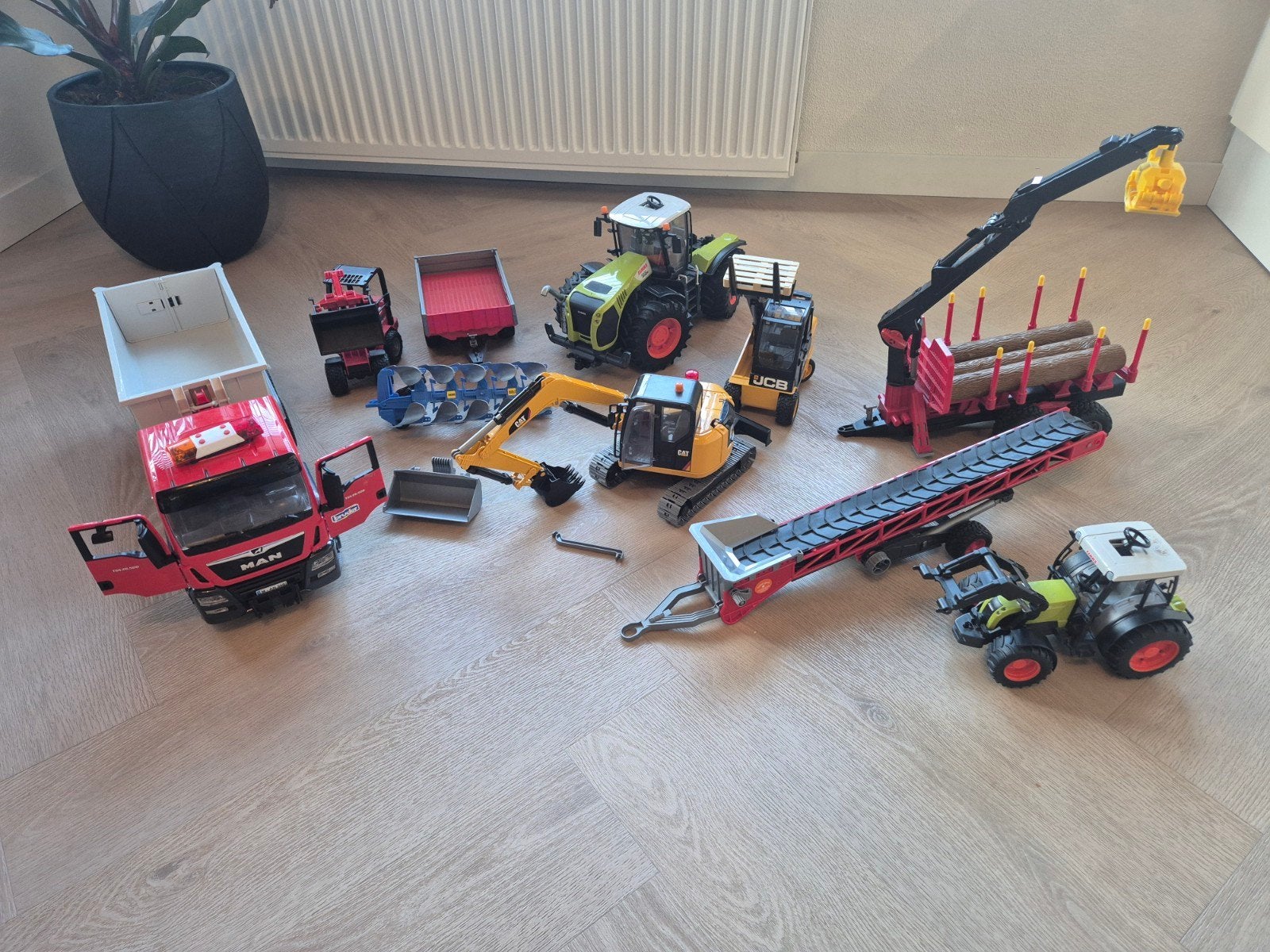 vrachtwagens, auto's, tractors Bruder!, Ophalen of Verzenden, Gebruikt