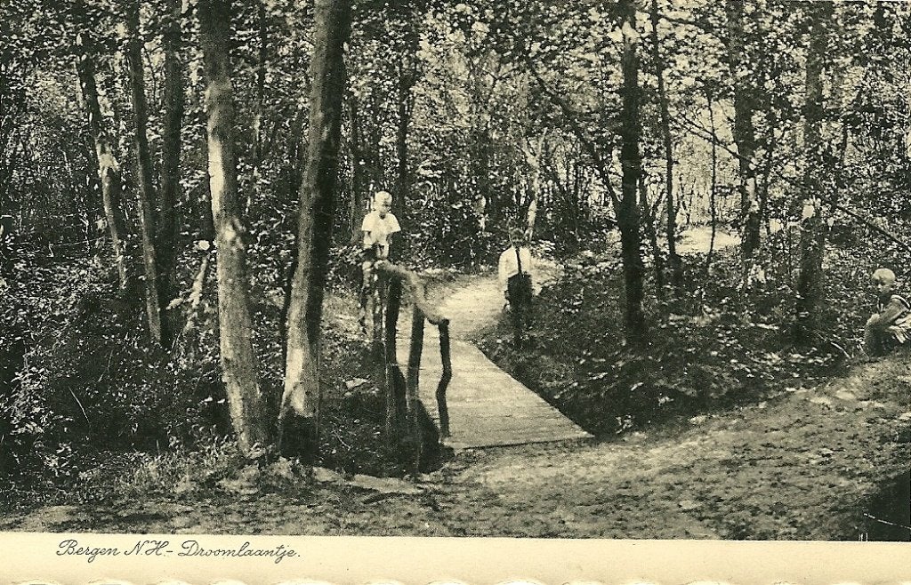 Bergen Droomlaantje, Verzenden, 1920 tot 1940, Gelopen, Noord-Holland