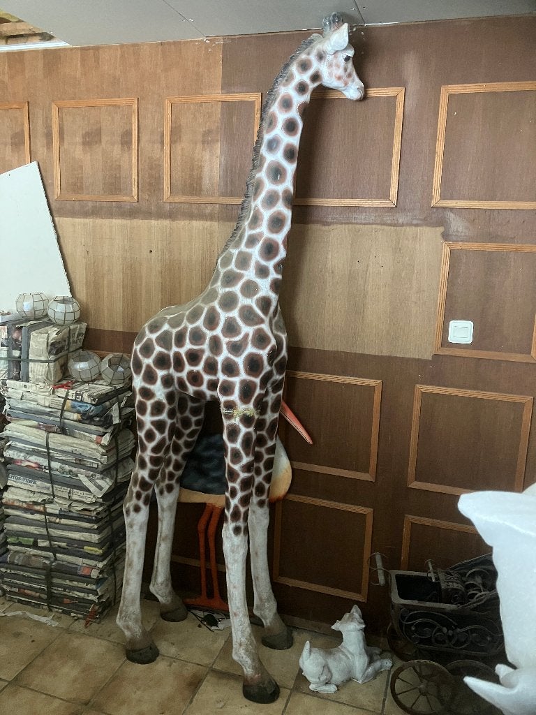 leuke giraf van polyester 250cm hoog super lief., Ophalen, Nieuw, Recreatie