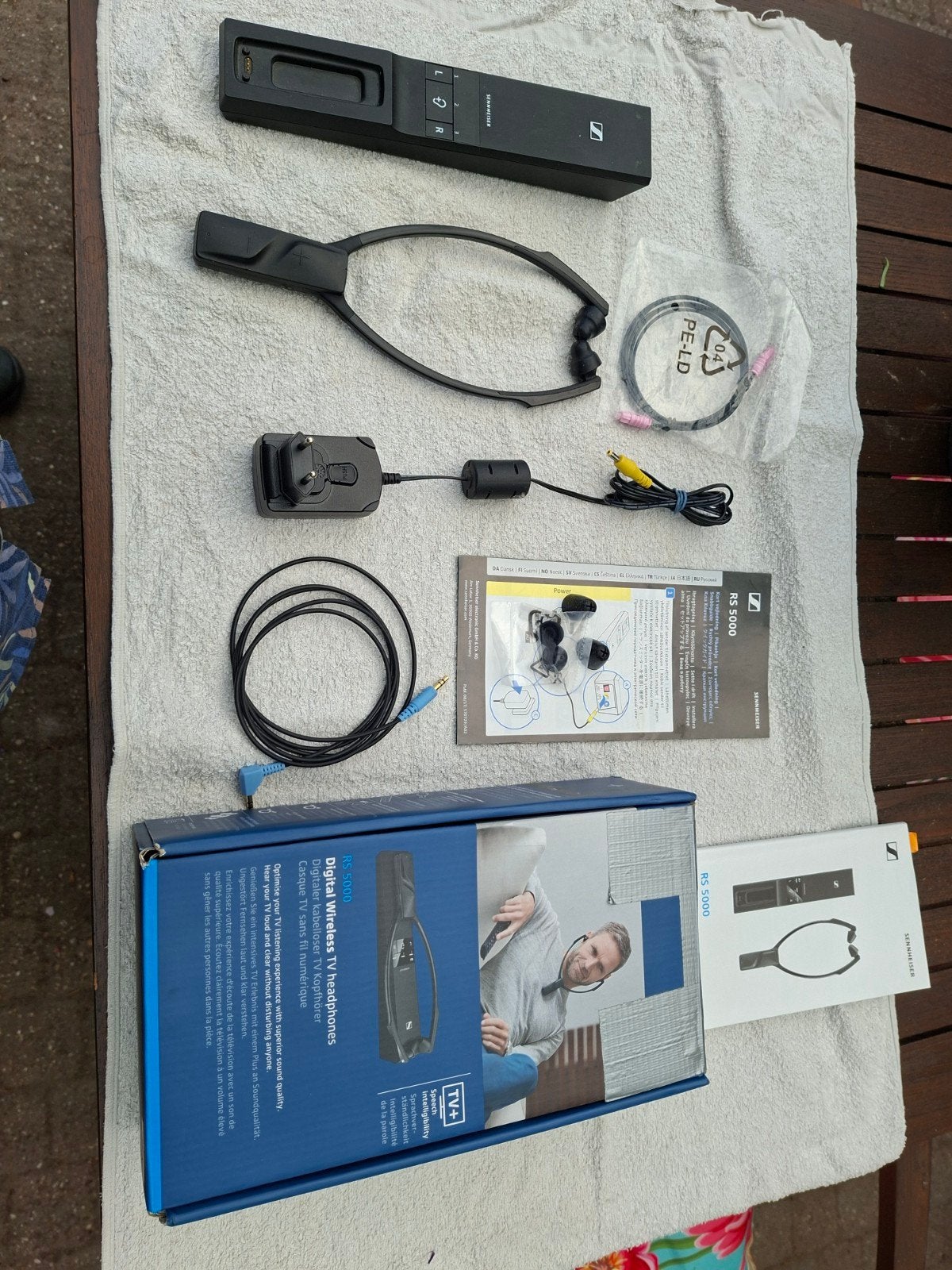 Sennheiser RS 5000 TV-koptelefoon voor slechthorenden, Audio, Tv en Foto, Koptelefoons, Ophalen of Verzenden
