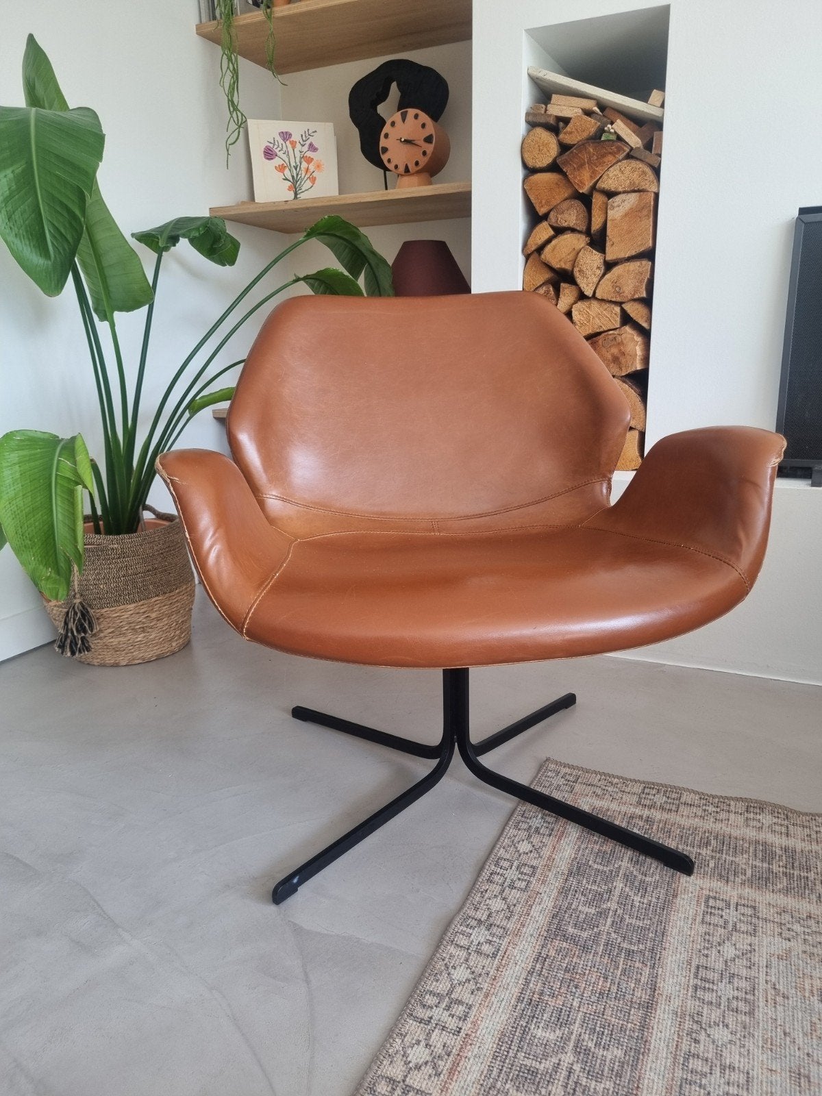 Fauteuil Zuiver, Huis en Inrichting, Fauteuils, Ophalen, Gebruikt, 75 tot 100 cm, 75 tot 100 cm