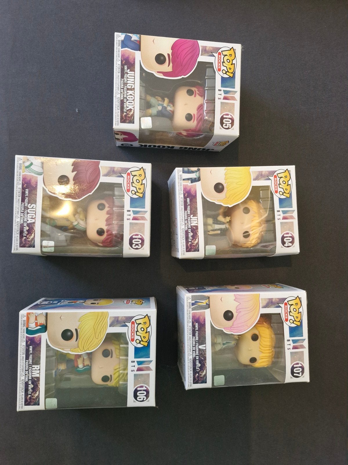 BTS Funko Pop! set - Jung Kook, Suga, Jin, RM, V, Verzamelen, Ophalen of Verzenden