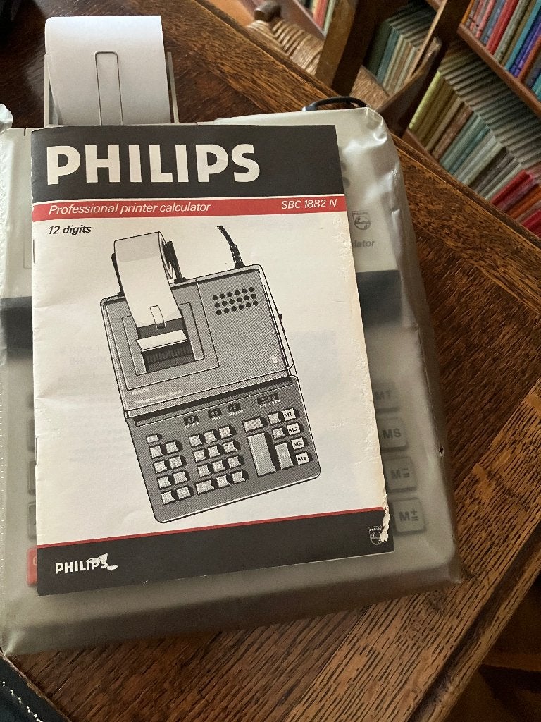 Rekenmachine / telmachine van Philips, Ophalen of Verzenden, Gebruikt