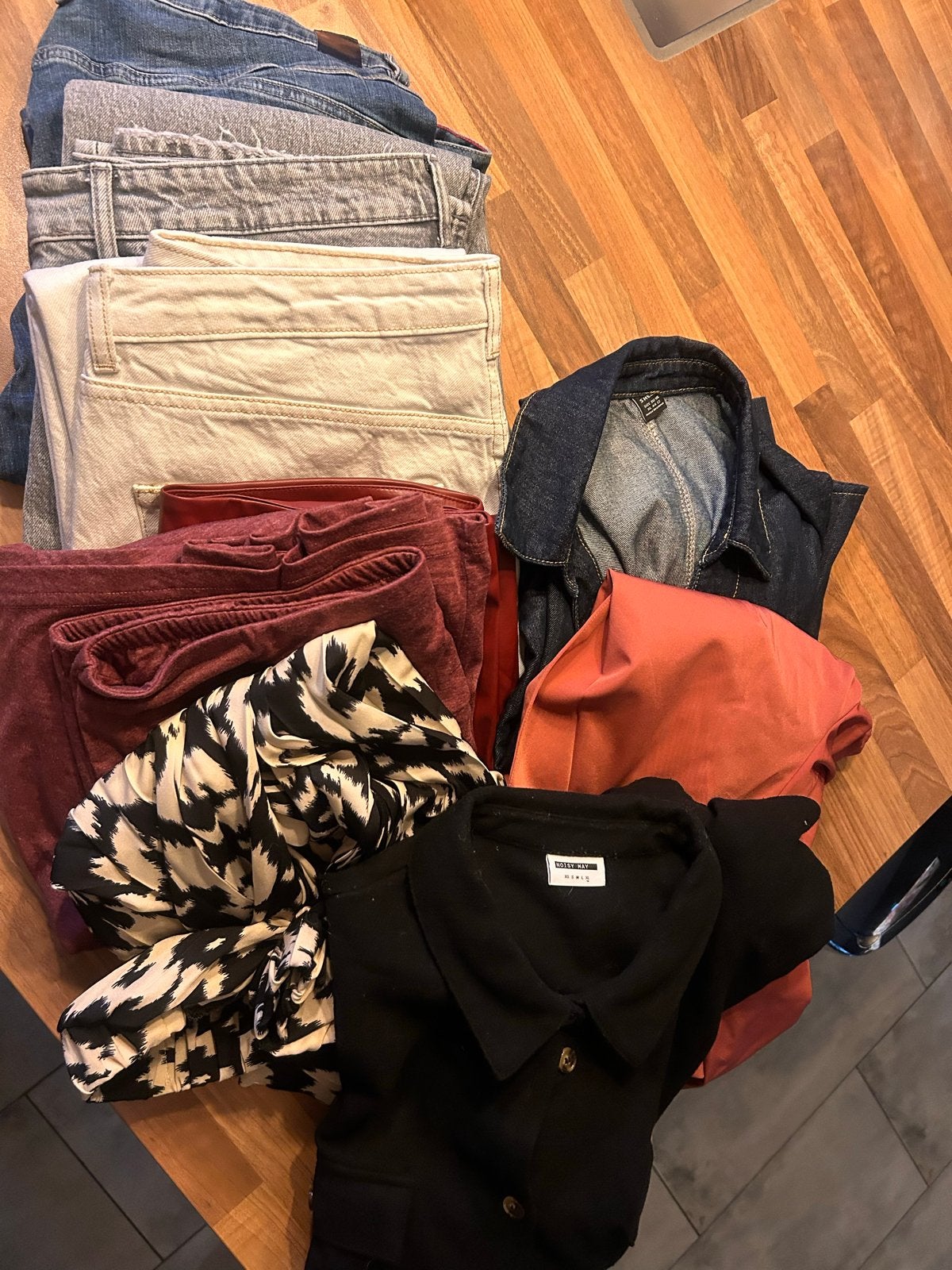 Kledingpakket: Jeans, broeken en tops (diverse maten), Ophalen of Verzenden, Gedragen, Maat 46/48 (XL) of groter