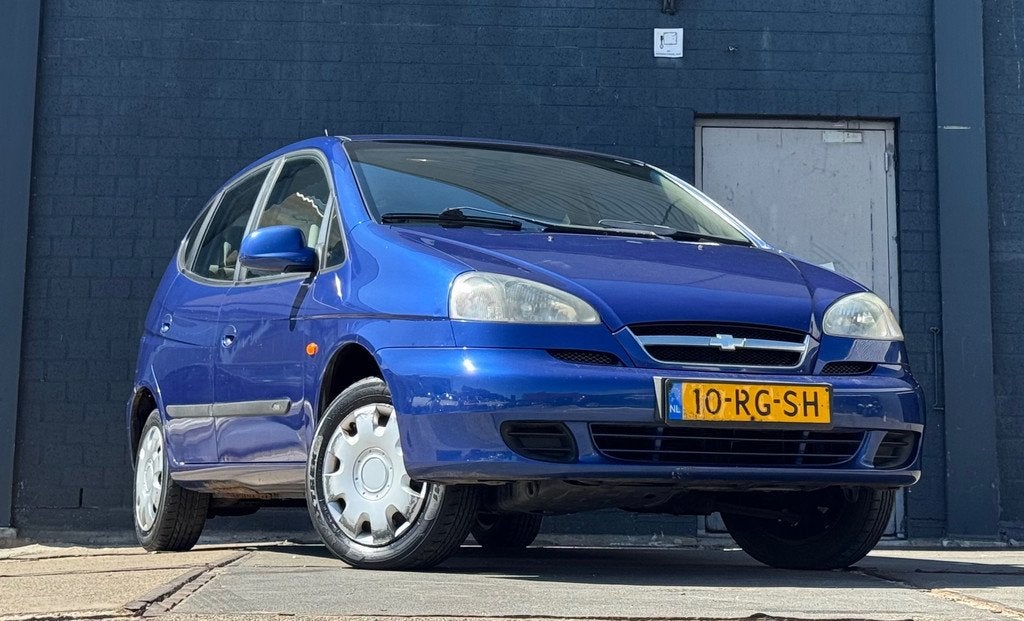 Chevrolet Tacuma 1.6i 16V Spirit met Garantie, Auto's, Chevrolet, Voorwielaandrijving, Stof, Gebruikt, Zwart