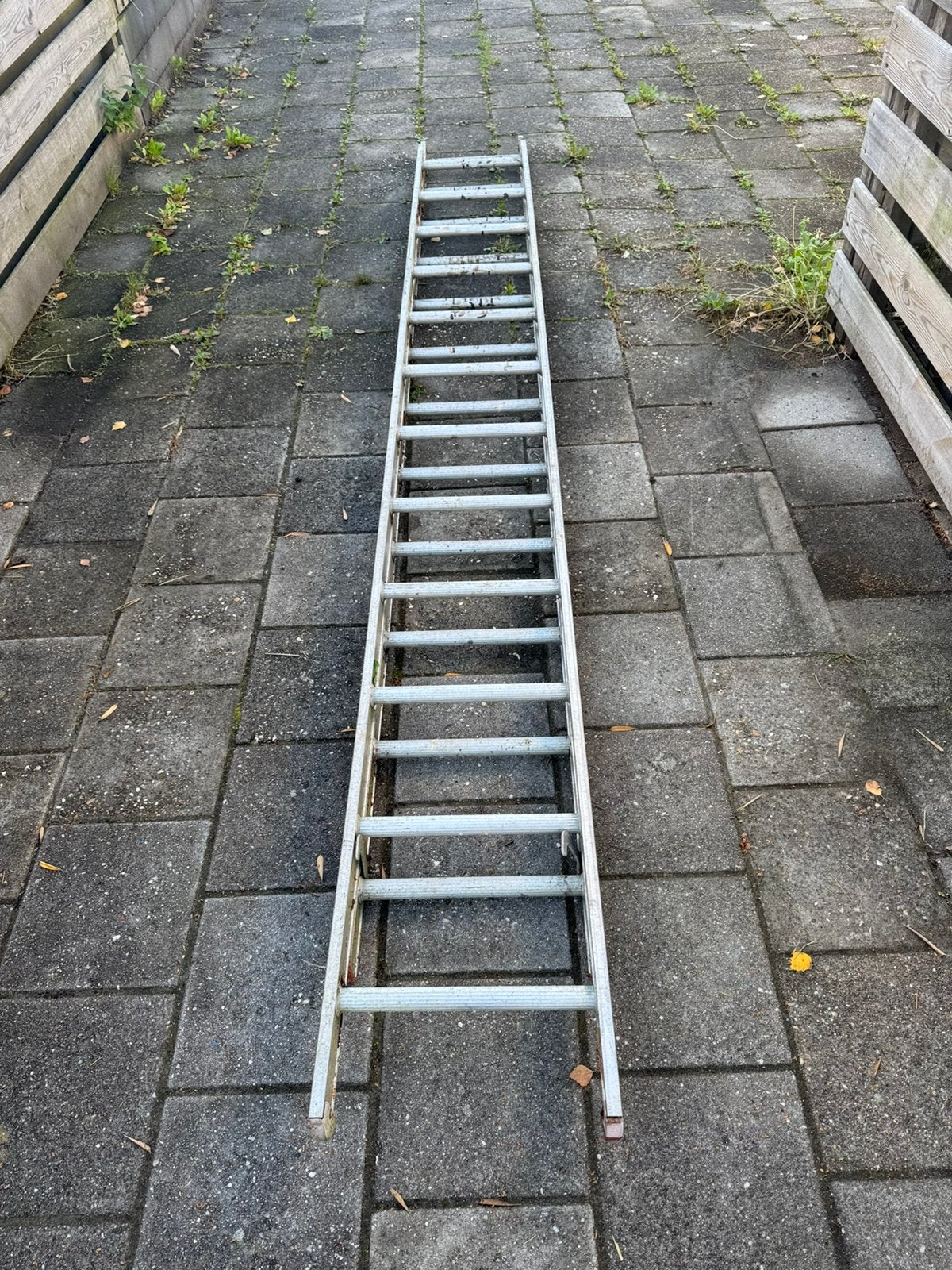 Ladder, Ophalen, Gebruikt, Ladder, Opvouwbaar of Inschuifbaar