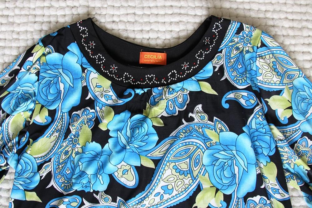 Cecilia Topje (M/L) € 25,-, Maat 38/40 (M), Blauw, Ophalen of Verzenden, Zo goed als nieuw