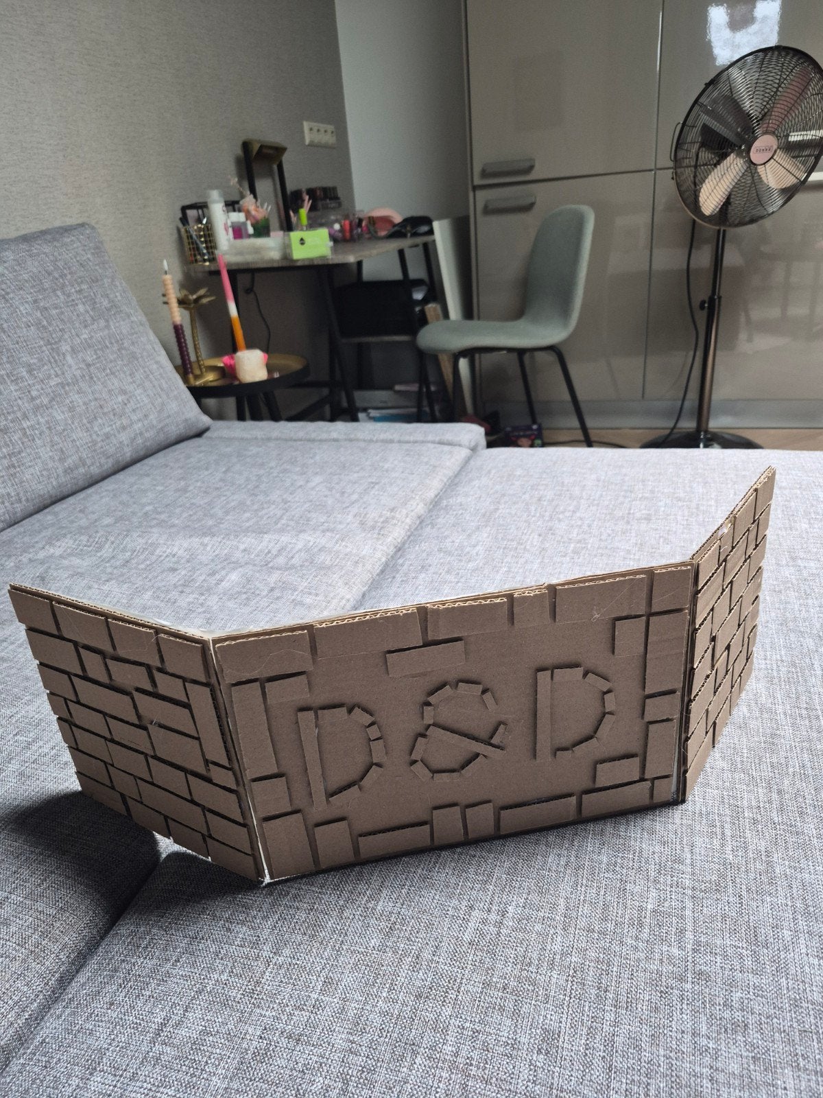 Zelfgemaakt D&D Dungeon Master Scherm, Ophalen of Verzenden