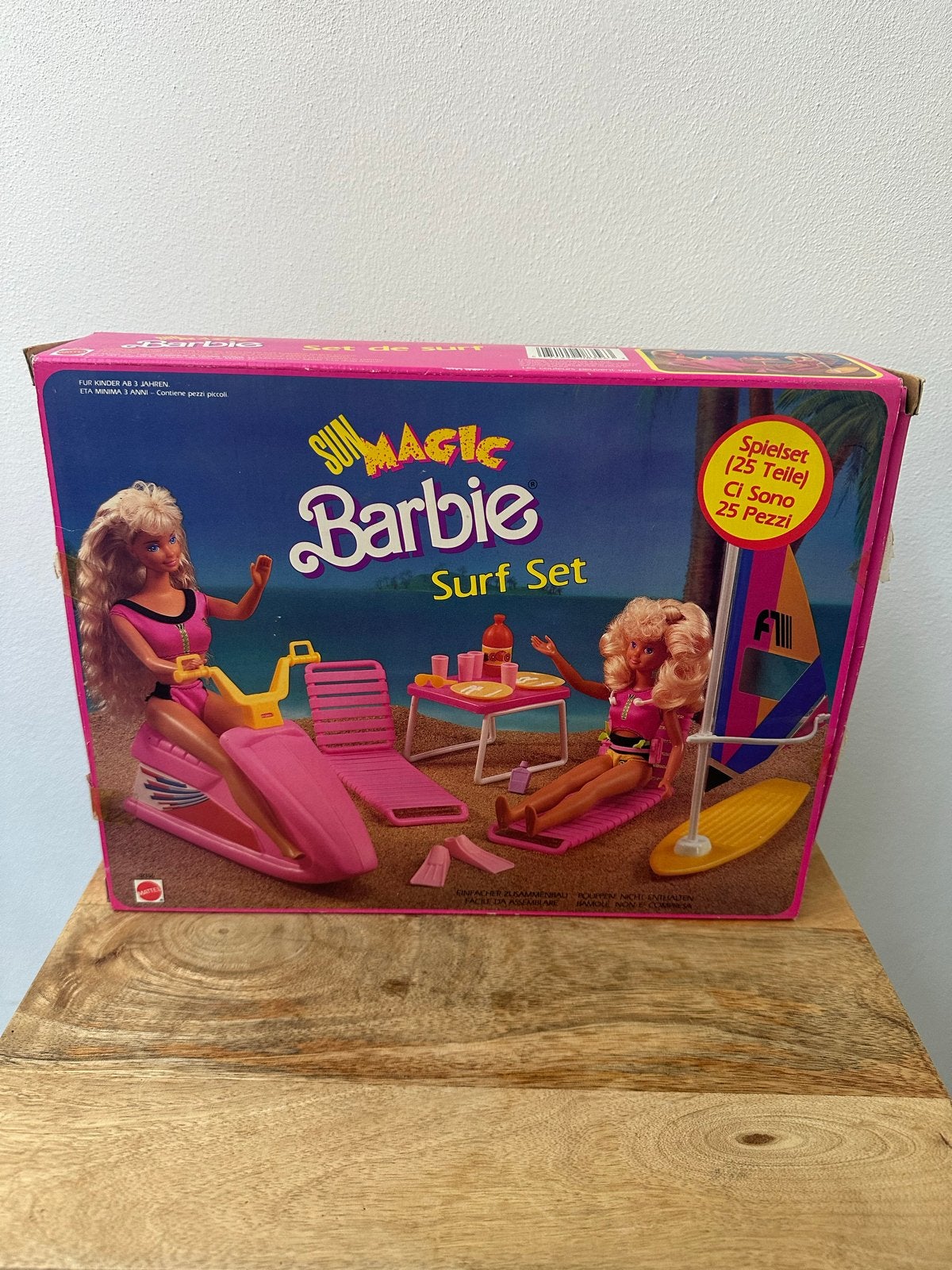 Vintage Sun Magic Barbie Surf Set 8356, Ophalen of Verzenden, Gebruikt, Barbie