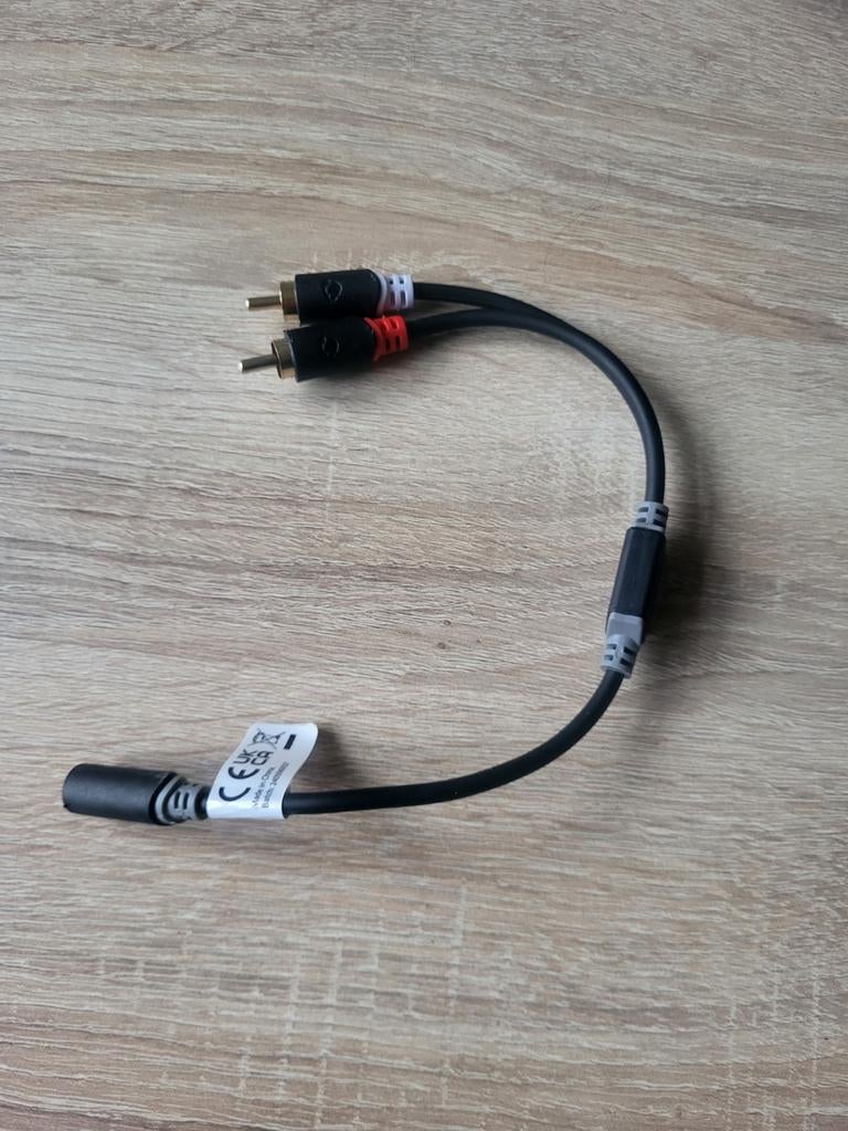 Tulp naar USB kabel - Audio adapter, Ophalen of Verzenden, Gebruikt, Minder dan 2 meter, Overige kabels