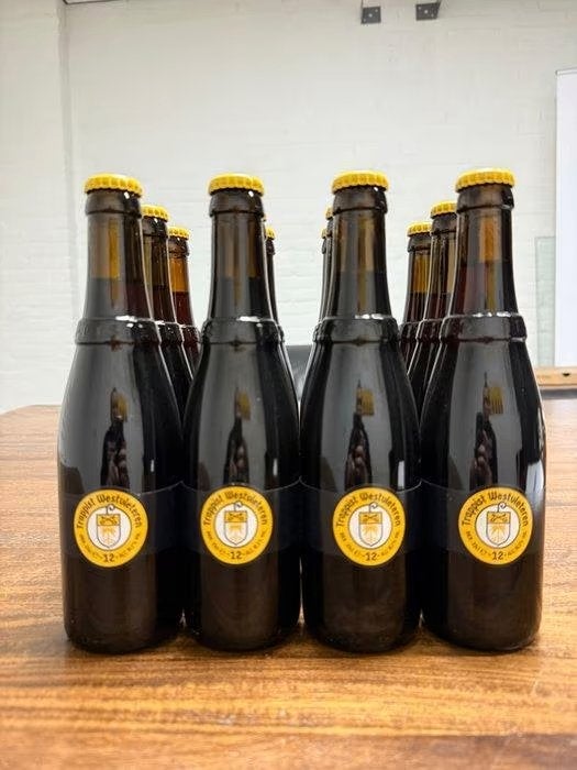 Westvleteren trappist 12 > gerijpt beste bier van de wereld., Verzamelen, Biermerken, Ophalen of Verzenden, Nieuw, Flesje(s), Overige merken