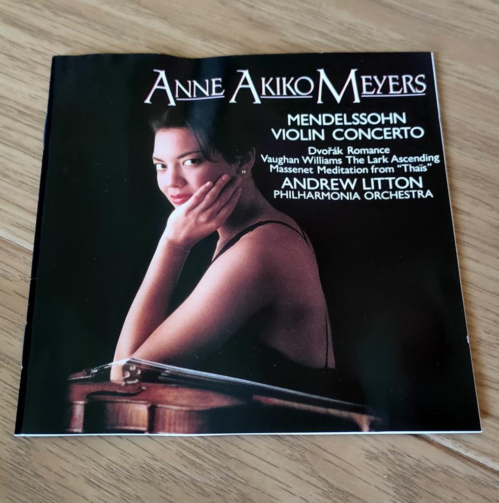 Anne Akiko Meyers - Mendelssohn Vioolconcert CD, Ophalen of Verzenden, Romantiek, Zo goed als nieuw, Orkest of Ballet