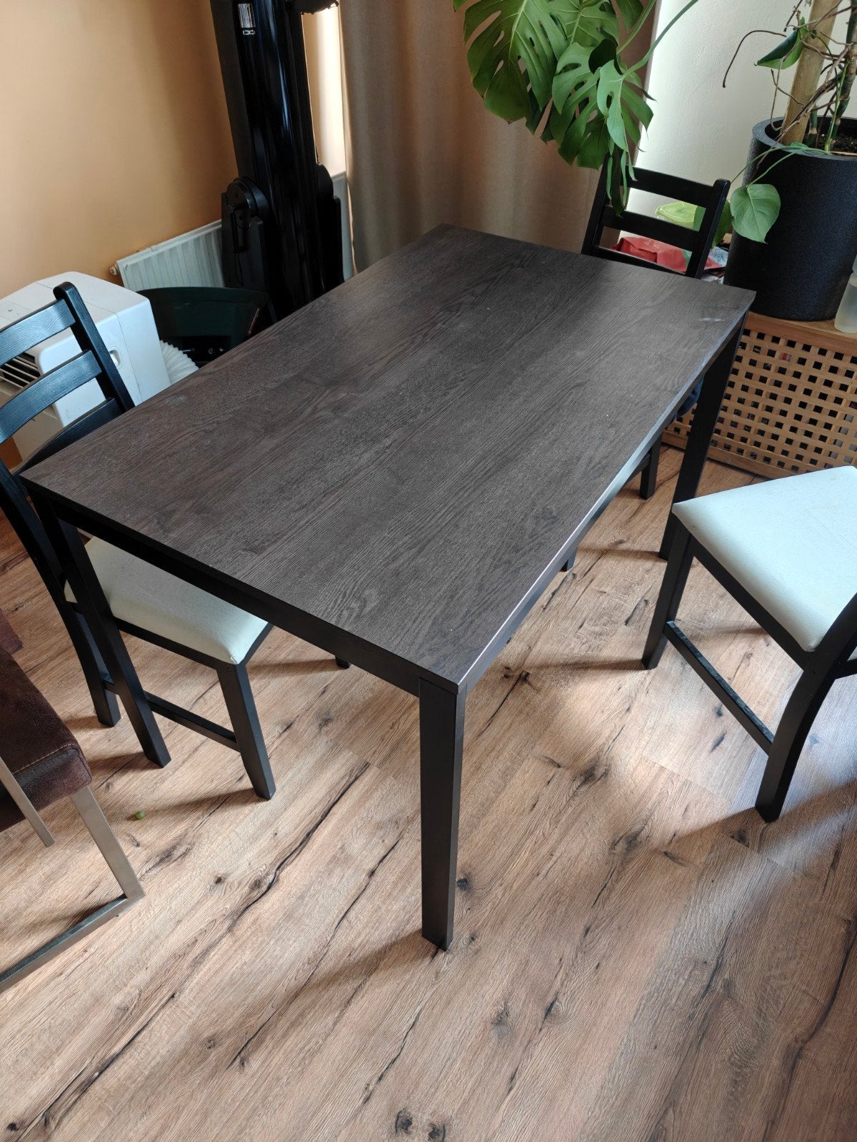 Uitschuifbare tafel, Ophalen, Gebruikt, 100 tot 150 cm, 50 tot 100 cm