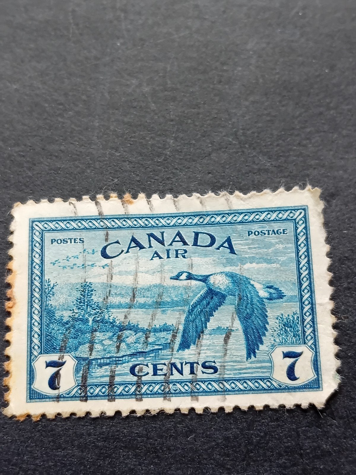 Canada 7 Cents Postzegel - Canadese Gans, Ophalen of Verzenden, Gestempeld, Noord-Amerika