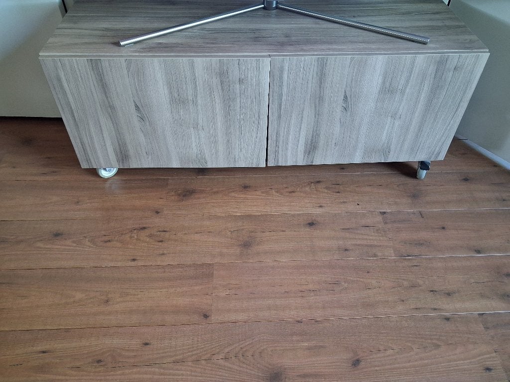 TV meubel, Huis en Inrichting, Kasten | Televisiemeubels, Ophalen, Overige materialen, Gebruikt, 100 tot 150 cm