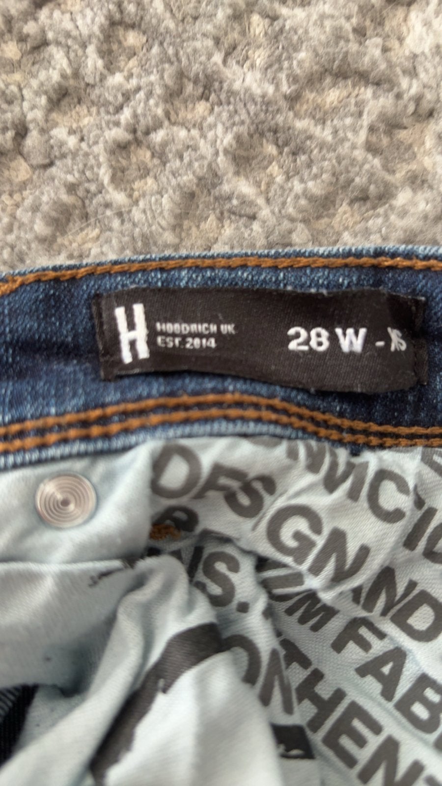 Hoodrich jeans maat W28 - X/S, Ophalen of Verzenden, Gedragen, Blauw, W32 (confectie 46) of kleiner