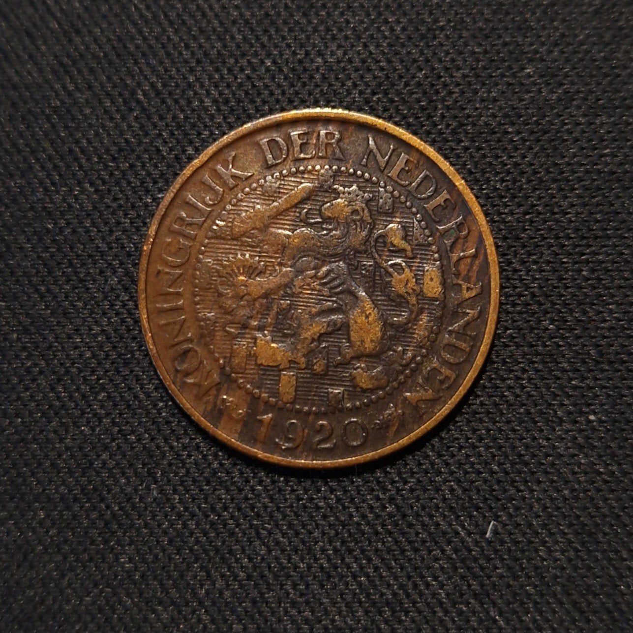 1 cent 1920, Verzenden, Koningin Wilhelmina, 1 cent, Losse munt