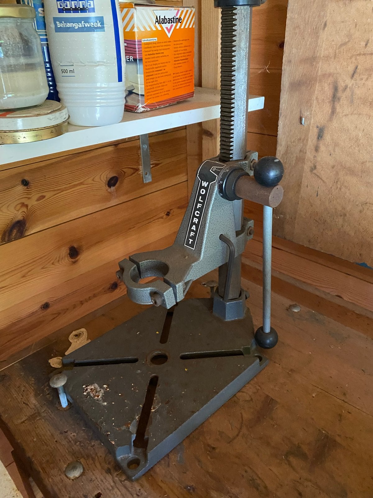 Wolfcraft Kolomboormachine - Boorstandaard, Ophalen, Gebruikt, Kolomboormachine