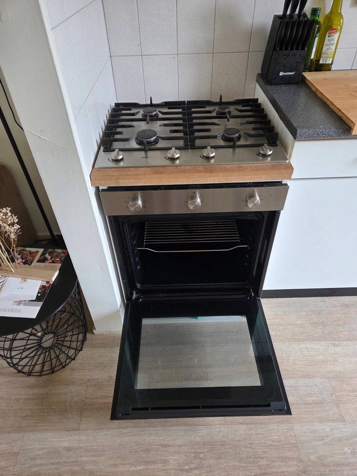 Etna Inbouw Oven met ATAG Kookplaat - Los van elkaar, Witgoed en Apparatuur, Ovens, Ophalen, Gebruikt, Oven, Hete lucht