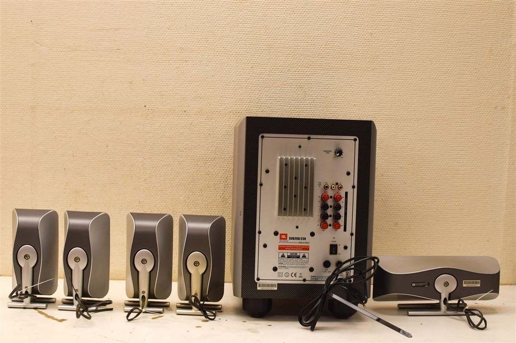 6 JBL Suround speaker set 50941, Audio, Tv en Foto, Luidsprekers, Ophalen of Verzenden, Gebruikt, JBL