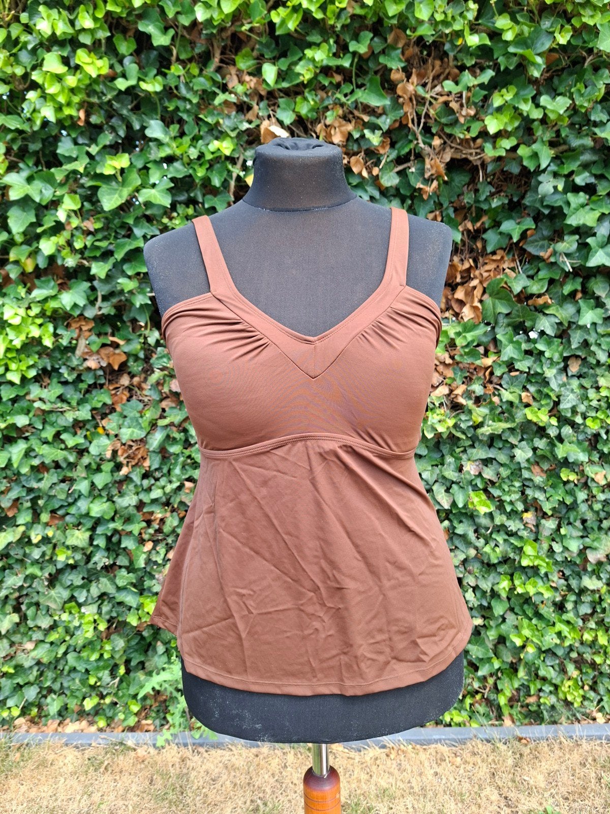 Tankini bikini set in bruin met broekje maat 44 nieuw, Zwart, Maat 42/44 (L), Nieuw, Ophalen of Verzenden