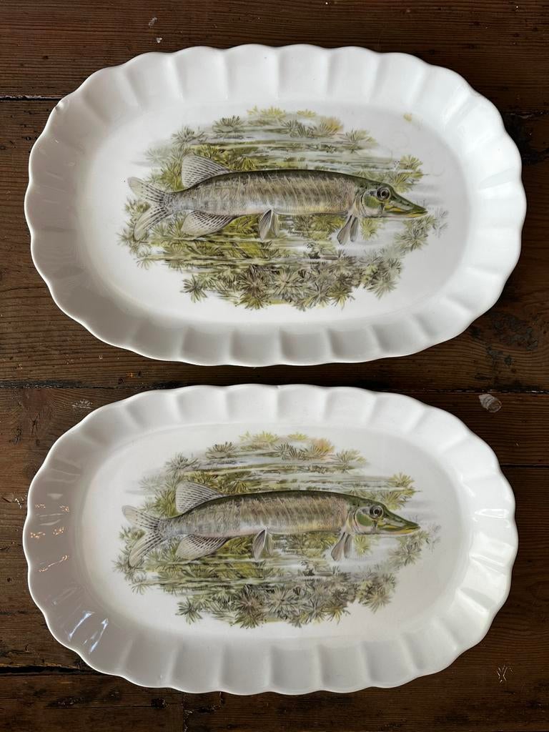 Seltmann Weiden Bavaria vis servies – 12 borden + 2 schalen, Antiek en Kunst, Ophalen