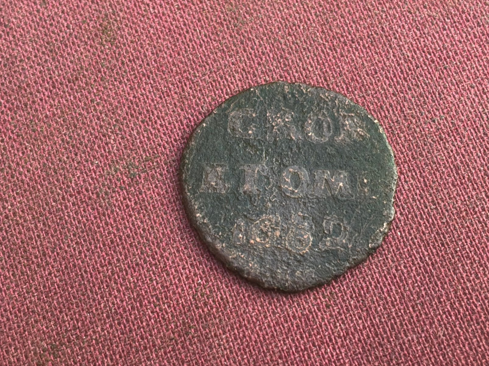 Duit groningen 1682, Postzegels en Munten, Ophalen of Verzenden, Vóór koninkrijk, Overige waardes