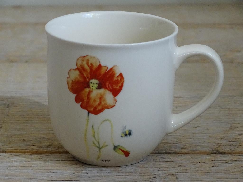 Servies Jet (by Ter Steege) FLOWERS OF THE FIELD, z.g.a.n., Overige typen, Ophalen of Verzenden, Zo goed als nieuw, Overige stijlen