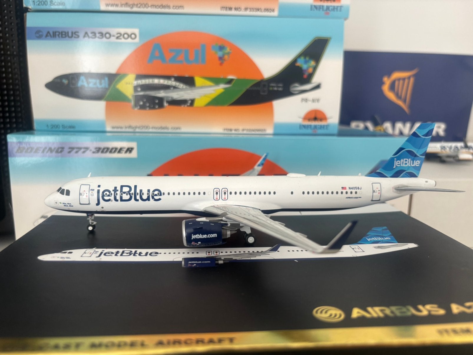 Gemini200 JetBlue Airbus A321neo 1/200, Ophalen of Verzenden, Zo goed als nieuw, Schaalmodel
