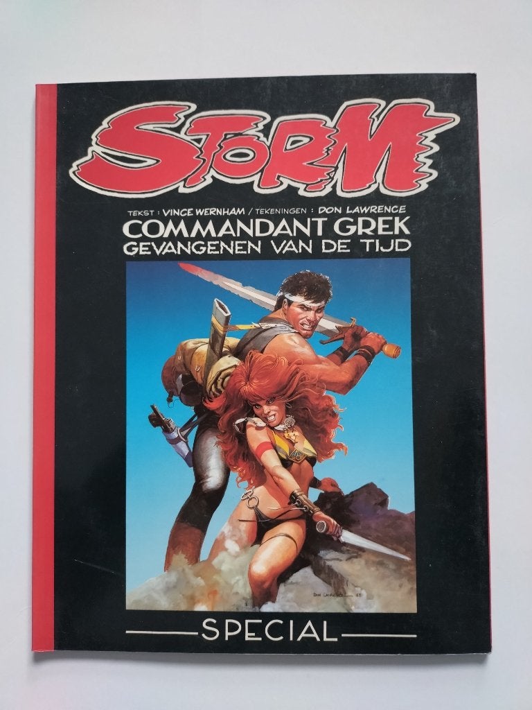STORM SPECIAL  COMMANDANT GREK  GEVANGENEN VAN DE TIJD  1984, Eén stripboek, Nieuw, Ophalen of Verzenden, Don Lawrence