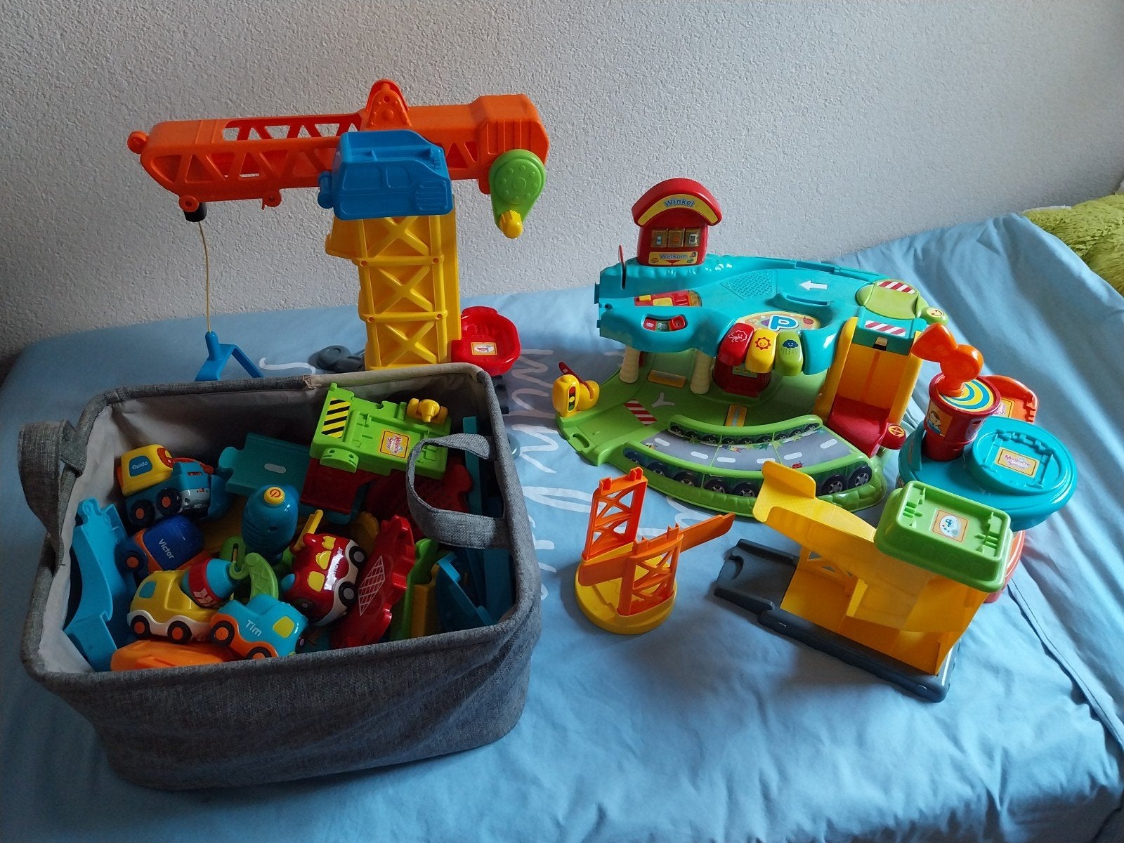 VTech Toet Toet Auto's Grote Garage, Kraan en Baandelen, Ophalen, Gebruikt, Jongen of Meisje