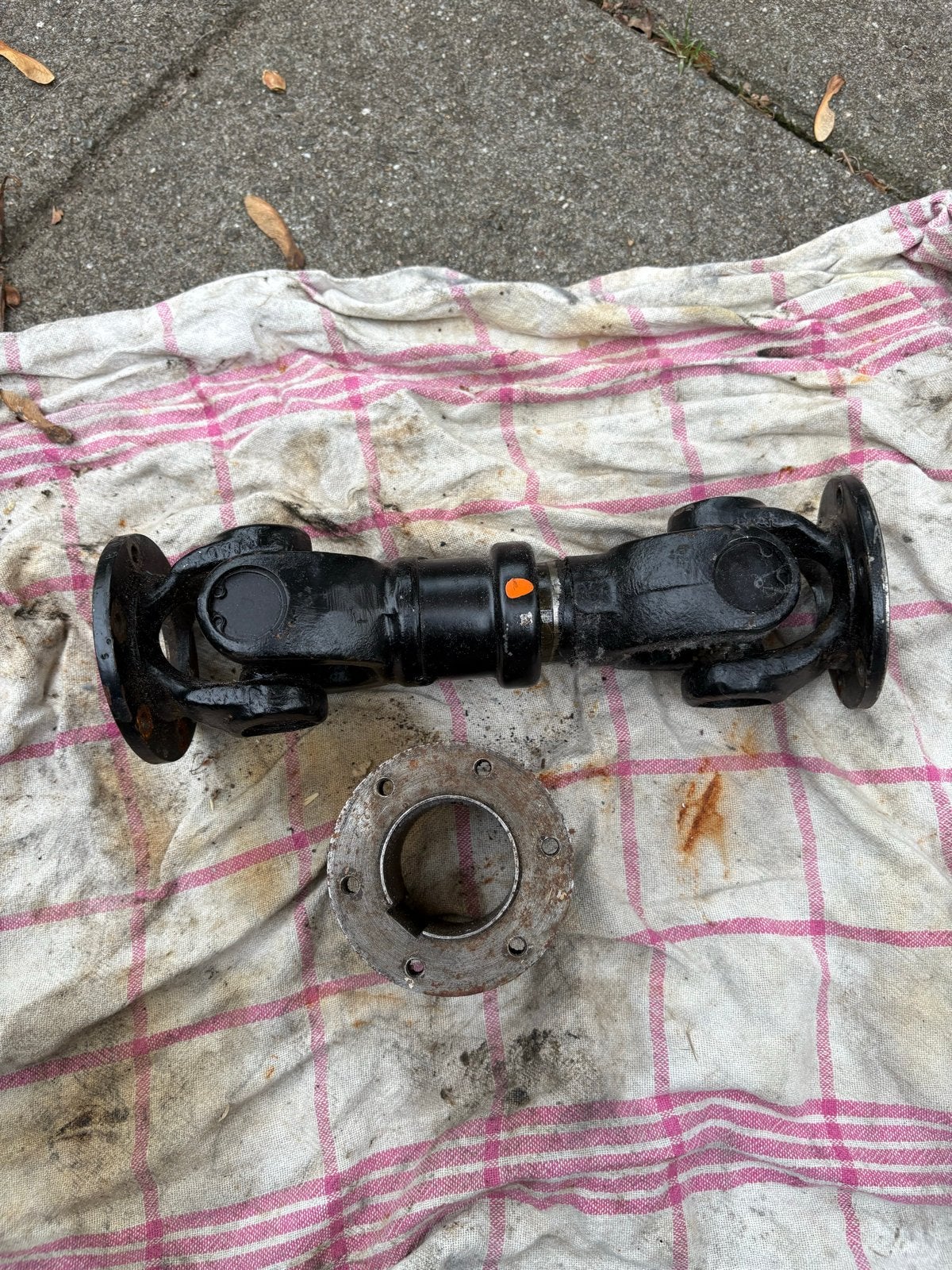 Flexibele tussenas / Kruiskoppeling schroefas 40mm boot, Ophalen of Verzenden, Zo goed als nieuw, Motor en Techniek