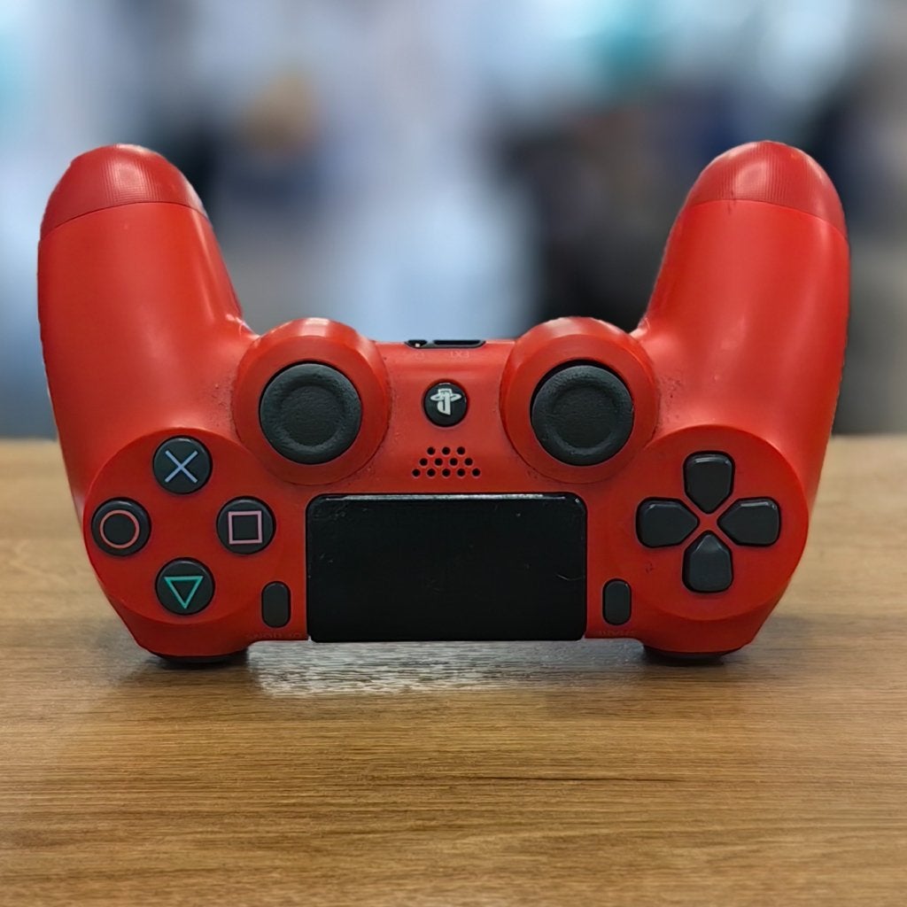 Sony Playstation 4 Controller Rood - In Nette Staat, Spelcomputers en Games, Spelcomputers | Sony PlayStation 1, Zo goed als nieuw
