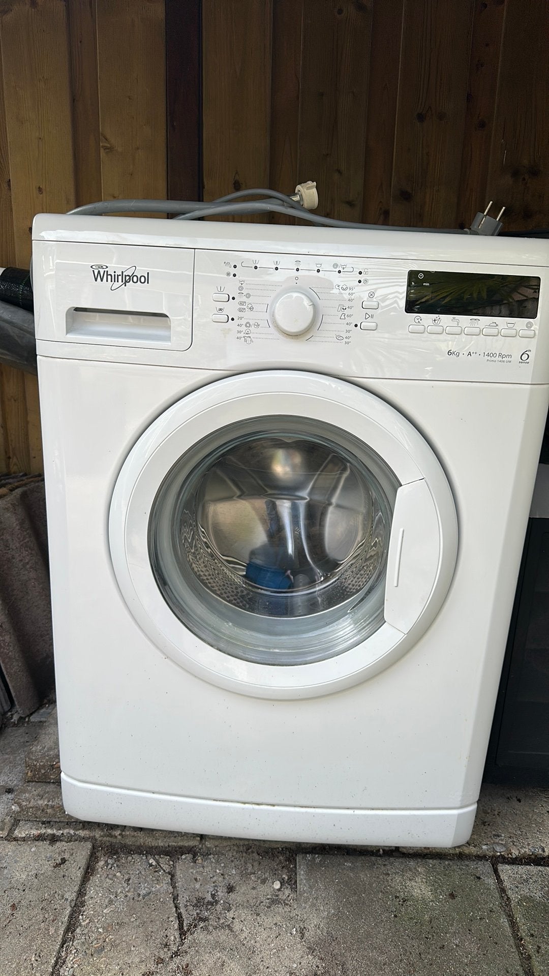 Zo goed als Nieuw - Whirlpool Primo 1406 UM - 6KG, Ophalen, 1200 tot 1600 toeren, 4 tot 6 kg, Zo goed als nieuw