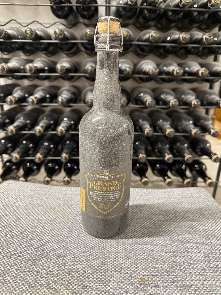 hertog jan grand, Verzamelen, Biermerken, Ophalen of Verzenden, Zo goed als nieuw, Flesje(s), Hertog Jan