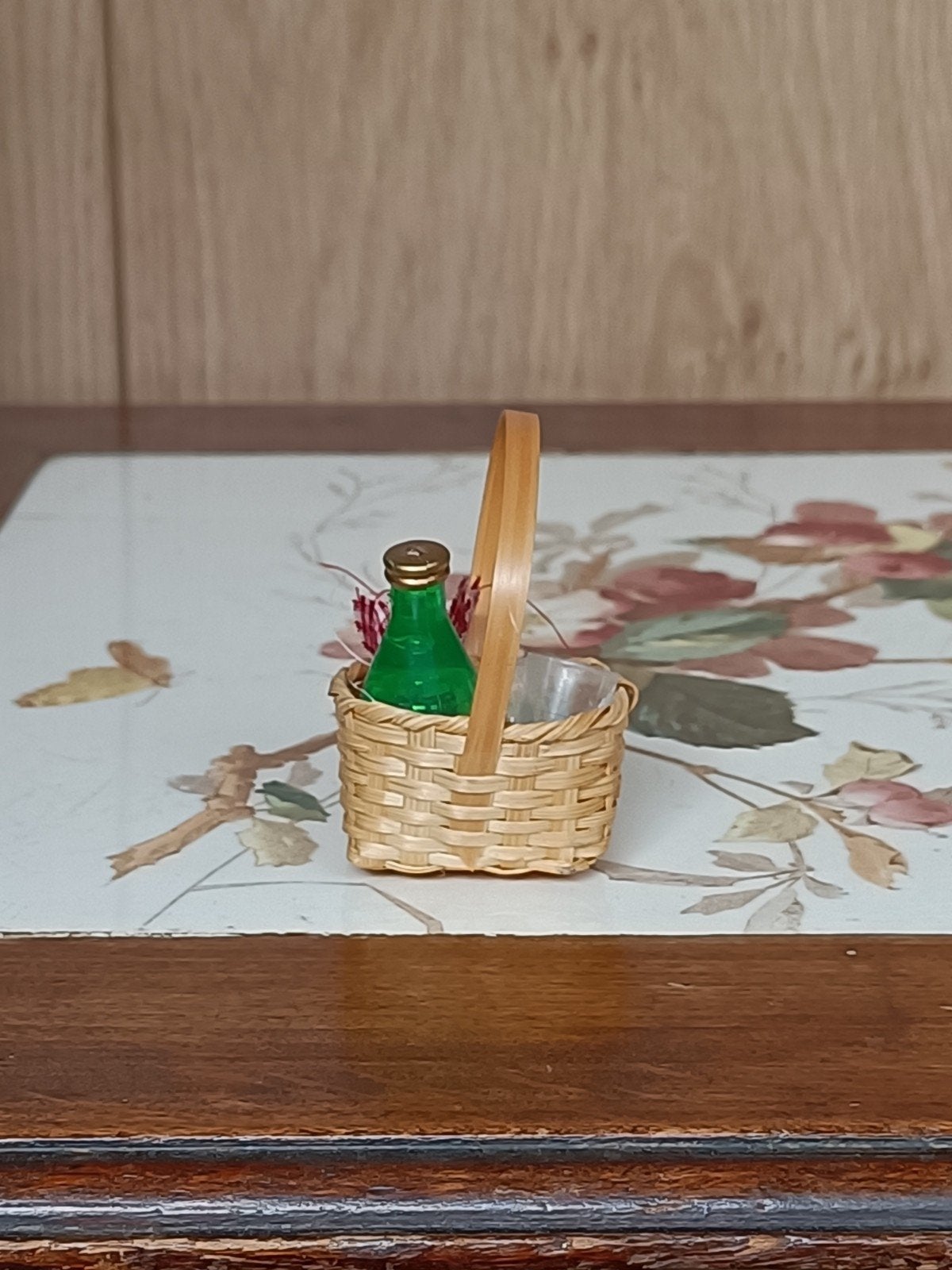 Picknick mandje poppenhuis, Ophalen of Verzenden, Gebruikt, Poppenhuis