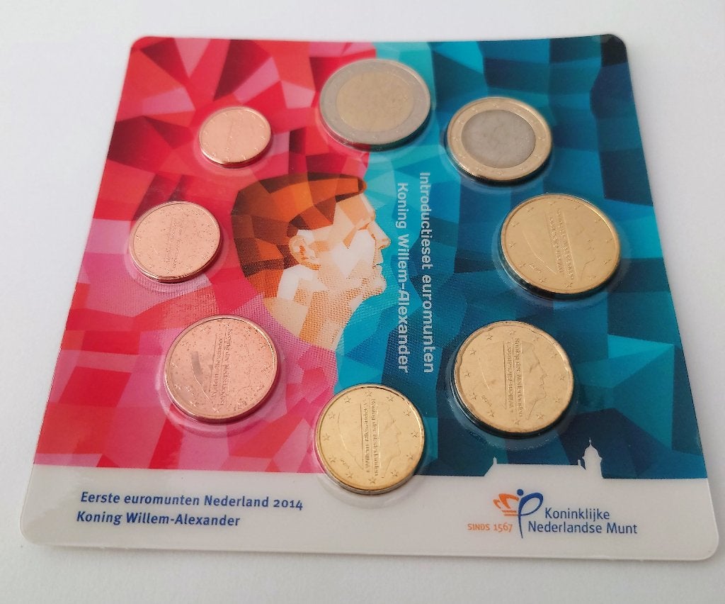Introductieset euromunten Koning Willem-Alexander 2014, Verzenden, Overige landen, Overige waardes, Setje