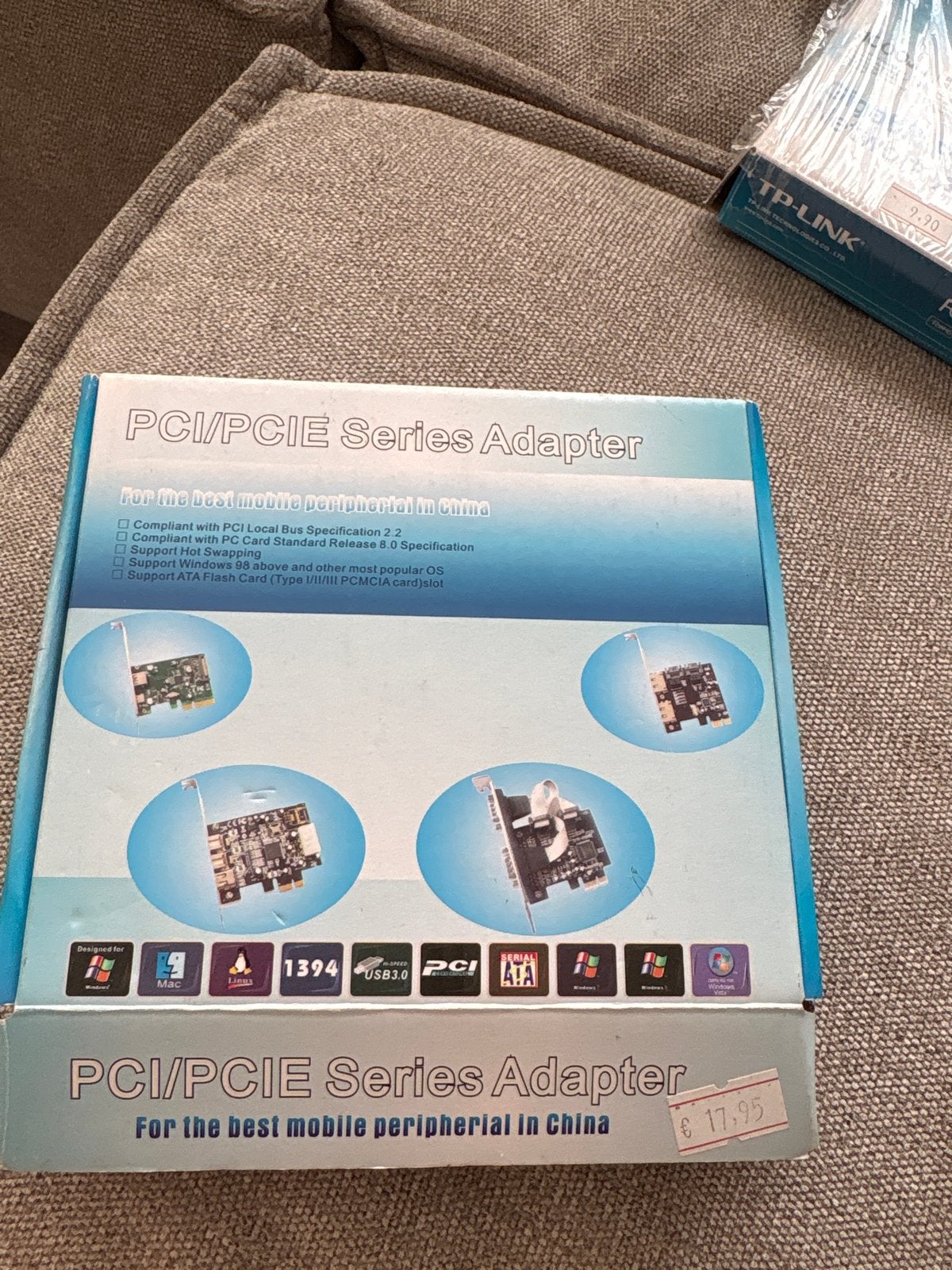 PCI/PCIE Series Adapter Geluidskaart met Drivers, Ophalen of Verzenden, Nieuw, Intern