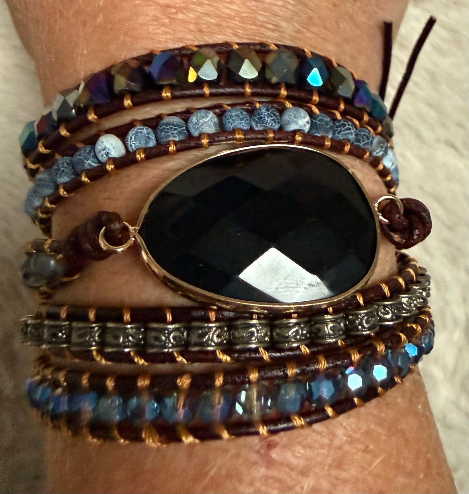 Prachtige Ibiza style sieraden met edelstenen, Ophalen, Overige materialen, Overige kleuren, Nieuw