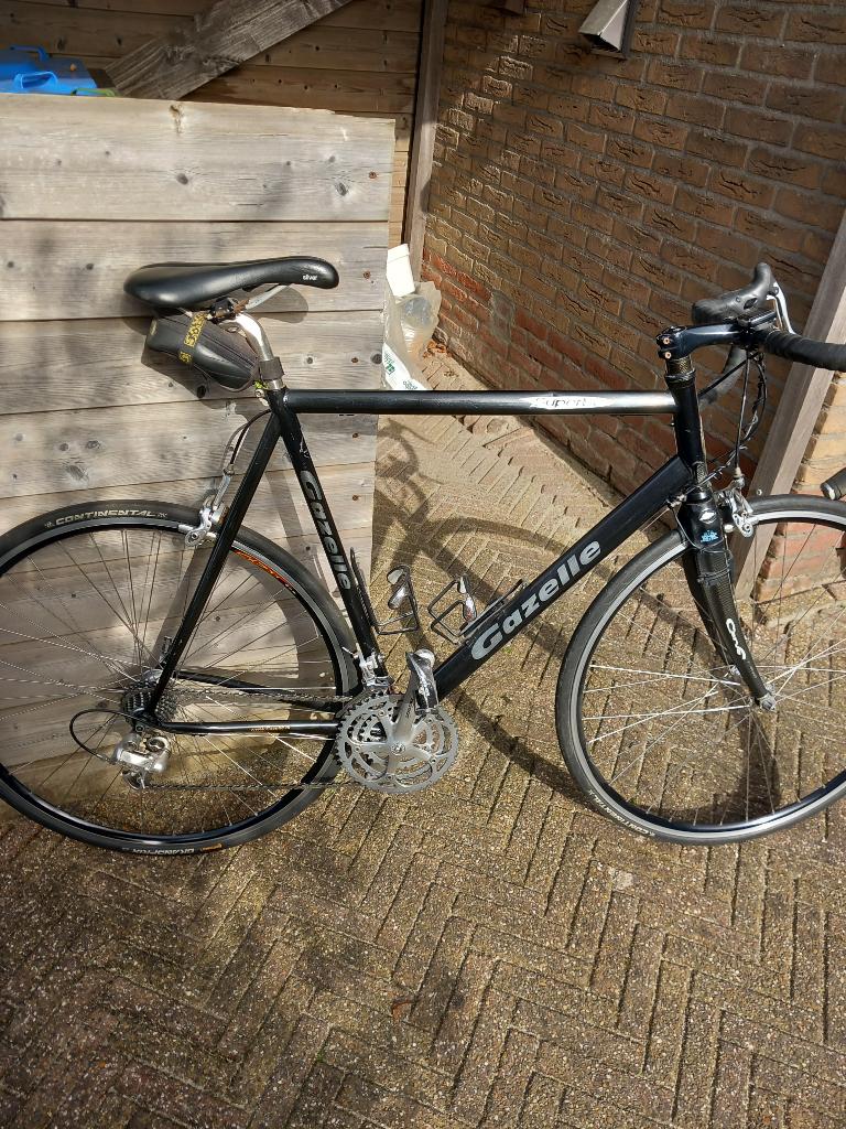 racefiets, Fietsen en Brommers, Fietsen | Heren | Sportfietsen en Toerfietsen, Ophalen, Gebruikt, Velgrem, 57 tot 61 cm